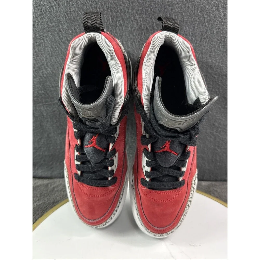Jordan Spizike Low Toro Red Black White FQ3950-600 Youth Size 6Y Women Size 7.5